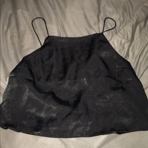 Black tank top